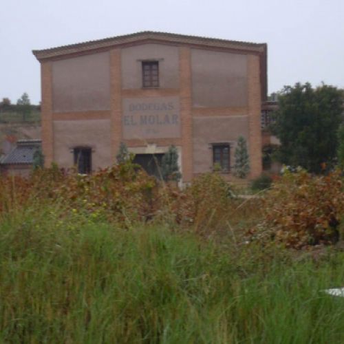Edificio de ladrillo para bodega