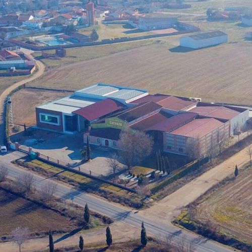 Vista aérea de bodega